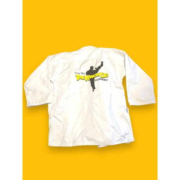 Kenny Roy’s Taekwondo Academy Uniform Size 3 - 2 Embroidered Patches Bold Look - Picture 9 of 9